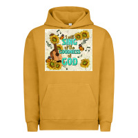 Pigment Peanut Butter i will sing of the goodness of god Urban Hoodie - TumblerDesignByShophia
