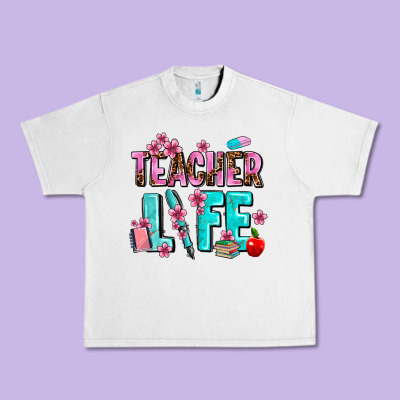 Teacher Life Urban Heavy Tee Designed By Adodesignshop