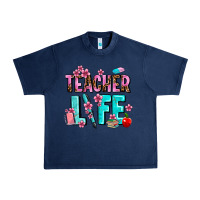 Navy teacher life Urban Heavy Tee - AdoDesignShop