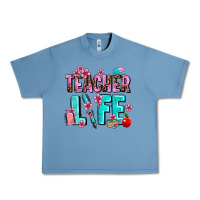 Pebble Blue teacher life Urban Heavy Tee - AdoDesignShop