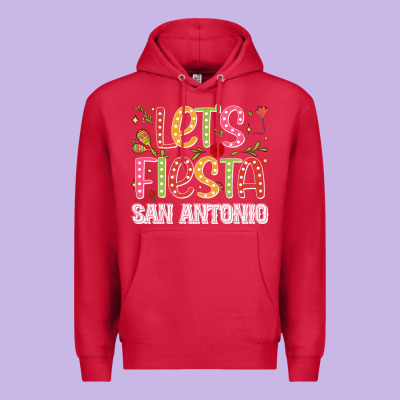 Lets Fiesta San Antonio Premium Hoodie Designed By Jahusdesignshop