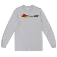 Moon Dust flowers and arrow with gemstone Long Sleeve Tee - Artiststas