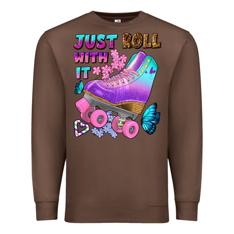 Just Roll With It Premium Sweatshirt by BundleAndBundleShop | Teevron