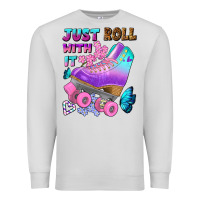 Dove Grey just roll with it Premium Sweatshirt - BundleAndBundleShop