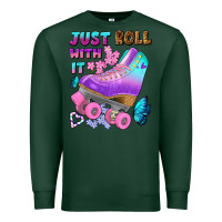Sports Green just roll with it Premium Sweatshirt - BundleAndBundleShop