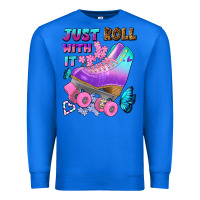 True Royal just roll with it Premium Sweatshirt - BundleAndBundleShop