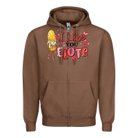 Chestnut i like you elote mexican valentines day Zipper Hoodie - MaliasSmallBusiness