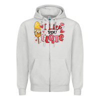 Dove Grey i like you elote mexican valentines day Zipper Hoodie - MaliasSmallBusiness