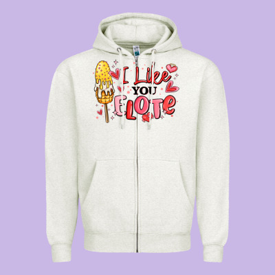 I Like You Elote Mexican Valentines Day Zipper Hoodie Designed By Maliassmallbusiness