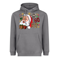 Storm Santa Ho Ho Ho With Gift Box Heavyweight Hoodie - BundleAndBundleShop