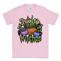 Bubblegum Pink Drink up witches white Classic Tee - JahusDesignShop