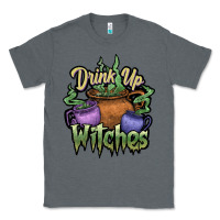 Charcoal Heather Drink up witches white Classic Tee - JahusDesignShop
