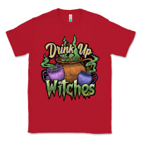Red Drink up witches white Classic Tee - JahusDesignShop