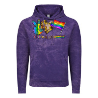 Cloud Purple peace love pride Vintage Hoodie - CowhideDigitalArt