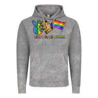 Cloud Rock peace love pride Vintage Hoodie - CowhideDigitalArt