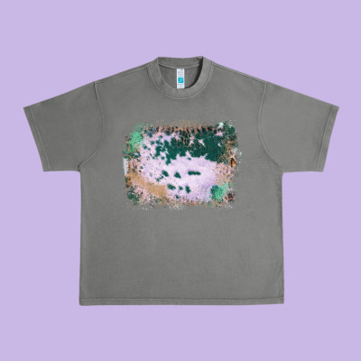 Western Green Cowhide Frame Urban Heavy Tee Designed By Bettercallsaul