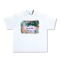 White Western Green Cowhide Frame Urban Heavy Tee - Bettercallsaul