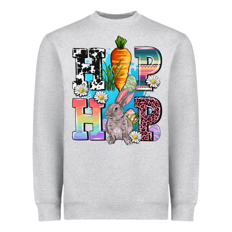 Hip Hop Easter Rabbit Heavyweight Sweatshirt by AdoDesignShop | Teevron