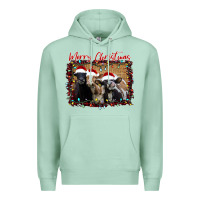 Seafoam Merry Christmas Cows Premium Hoodie - Bettercallsaul