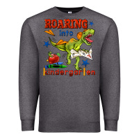 Charcoal Heather roaring into kindergarten Premium Sweatshirt - BundleAndBundleShop