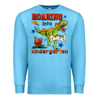 Ocean Blue roaring into kindergarten Premium Sweatshirt - BundleAndBundleShop