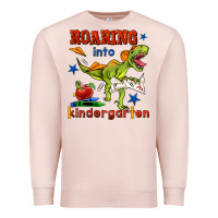 Pale Pink roaring into kindergarten Premium Sweatshirt - BundleAndBundleShop