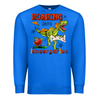 True Royal roaring into kindergarten Premium Sweatshirt - BundleAndBundleShop