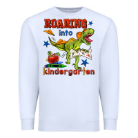 White roaring into kindergarten Premium Sweatshirt - BundleAndBundleShop