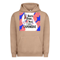 Pigment Burro born free now i am expensive Urban Hoodie - TumblerDesignByShophia
