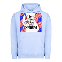 Pigment Grape Ice born free now i am expensive Urban Hoodie - TumblerDesignByShophia