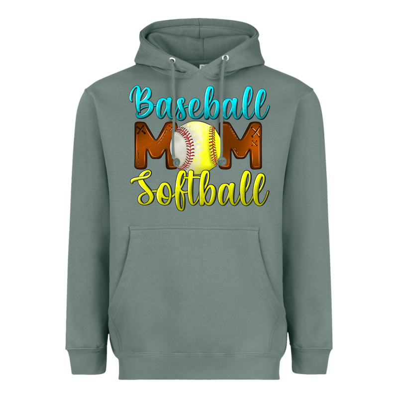 Baseball Mom Softball Heavyweight Hoodie by BundleAndBundleShop | Teevron