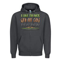 Smoke i like things that go pew pew Zipper Hoodie - MaliasSmallBusiness