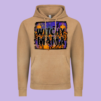 Witchy Mama Vintage Hoodie Designed By Jahusdesignshop