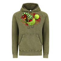 Vintage Olive Tennis Christmas With Racket And Hat Vintage Hoodie - FaDigitalArtStudio