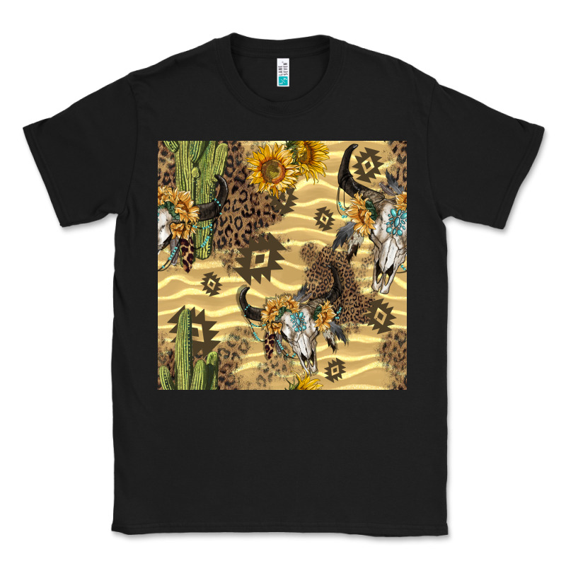 Aztec Bull Skull Classic Tee by BundleAndBundleShop | Teevron