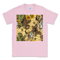 Bubblegum Pink aztec bull skull Classic Tee - BundleAndBundleShop