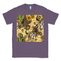 Lavender aztec bull skull Classic Tee - BundleAndBundleShop