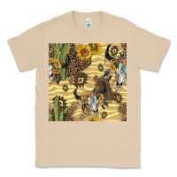 Mushroom aztec bull skull Classic Tee - BundleAndBundleShop