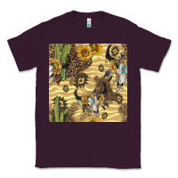 Plum aztec bull skull Classic Tee - BundleAndBundleShop