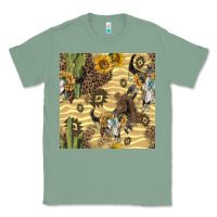 Sage aztec bull skull Classic Tee - BundleAndBundleShop