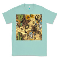 Seafoam aztec bull skull Classic Tee - BundleAndBundleShop