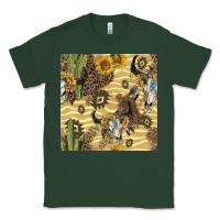 Sports Green aztec bull skull Classic Tee - BundleAndBundleShop