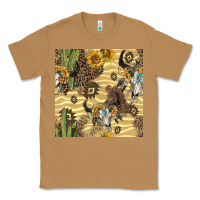 Toasted Coconut aztec bull skull Classic Tee - BundleAndBundleShop