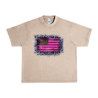 French Oak Old Leopard American Flag Urban Heavy Tee - Bettercallsaul