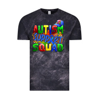 Cloud Black autısm support squad Vintage Tee - AdoDesignShop