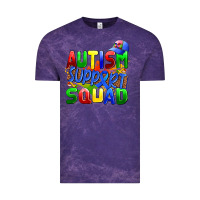 Cloud Purple autısm support squad Vintage Tee - AdoDesignShop