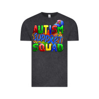 Vintage Black autısm support squad Vintage Tee - AdoDesignShop