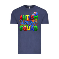 Vintage Denim autısm support squad Vintage Tee - AdoDesignShop