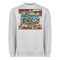 Heather Grey difference maker Heavyweight Sweatshirt - JahusDesignShop