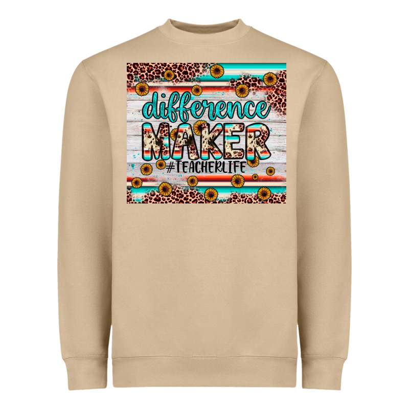 Difference Maker Heavyweight Sweatshirt by JahusDesignShop | Teevron